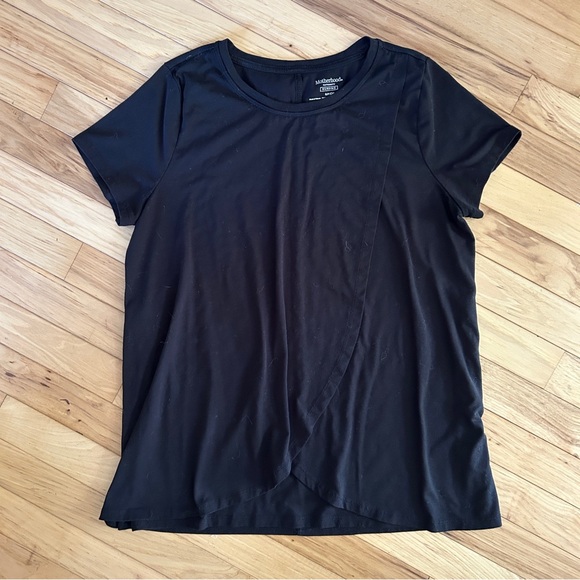 Bundle - Motherhood Maternity Nursing/Breastfeed Tops. Size Small. Black/Green. - Picture 5 of 6